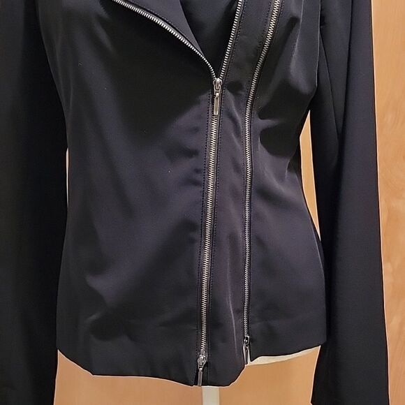 Yansi Fugel edgy zipper moto style jacket - Picture 4 of 13